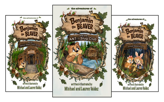 PREORDER - 3 BOOK BUNDLE - the adventures of Benjamin the Beaver